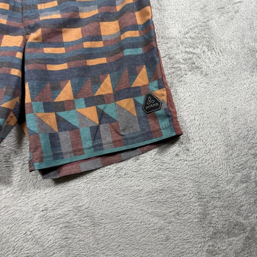 Prana Board Shorts Mens 30 Multicolor Aztec 8